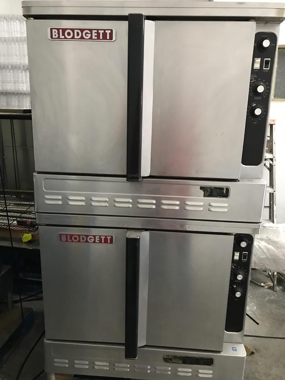 Horno de convección comercial, gas natural o propano, 108000 BTU, cubierta  doble, rueda de 4 ruedas, restaurante cocina panadería COG-2